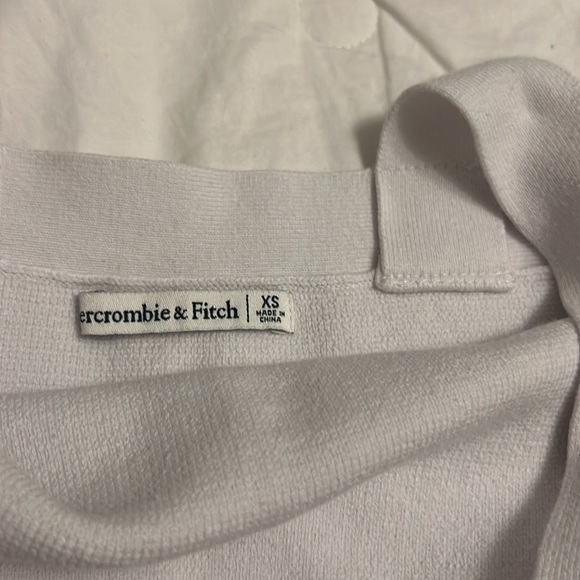 Abercrombie white knitted tank body suit - Picture 3 of 4